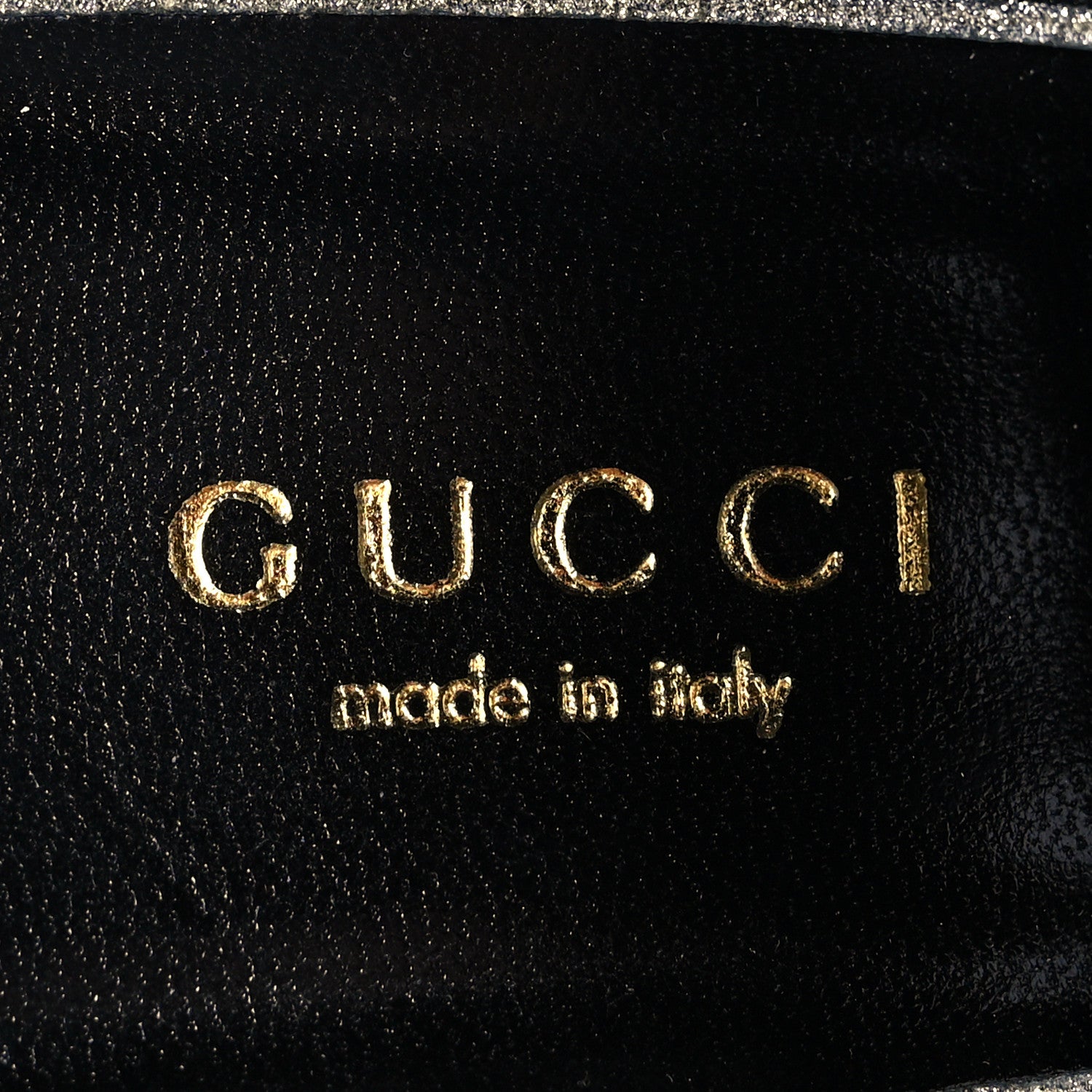 Gucci Glitter Fabric Webby Crossover High Heel Slide Sandals 37 Argento 7 of 9