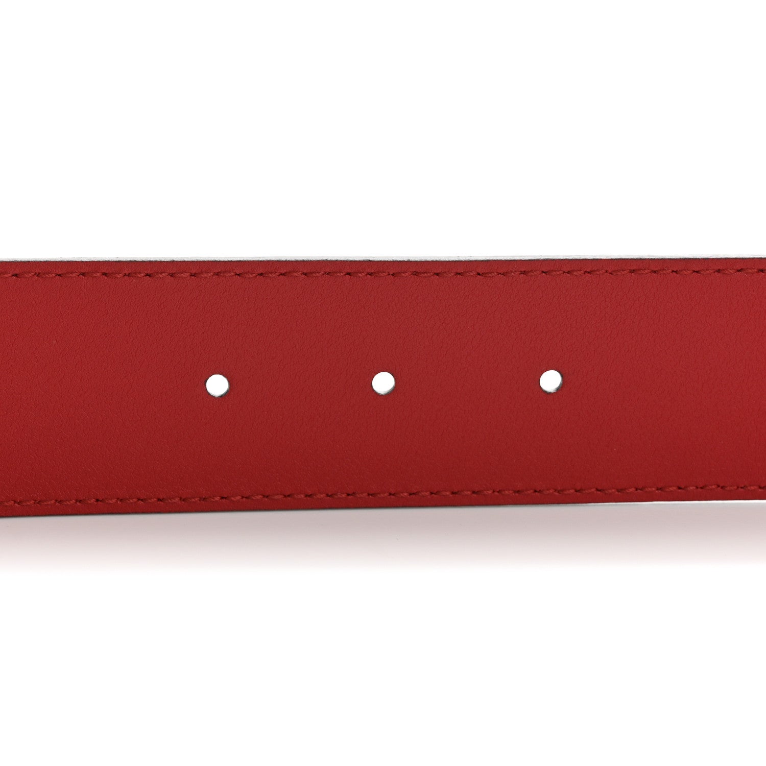 Gucci Moon Calfskin Torchon Double G 40mm Belt 85 34 Hibiscus Red 4 of 5