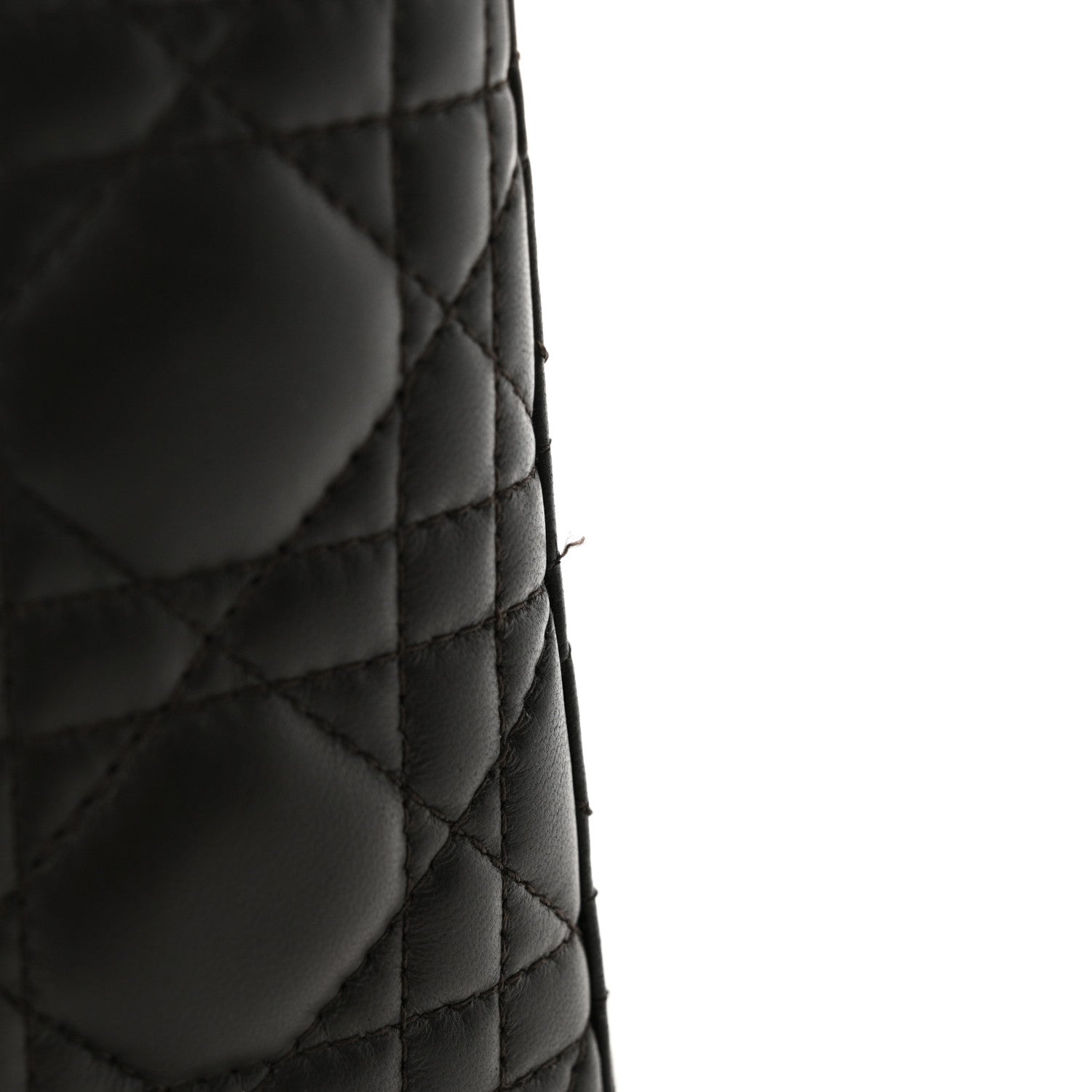 Christian Dior Lambskin Cannage Small Lucky Badges My Lady Dior Dark Grey 20 of 20