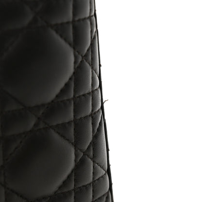 Christian Dior Lambskin Cannage Small Lucky Badges My Lady Dior Dark Grey 20 of 20