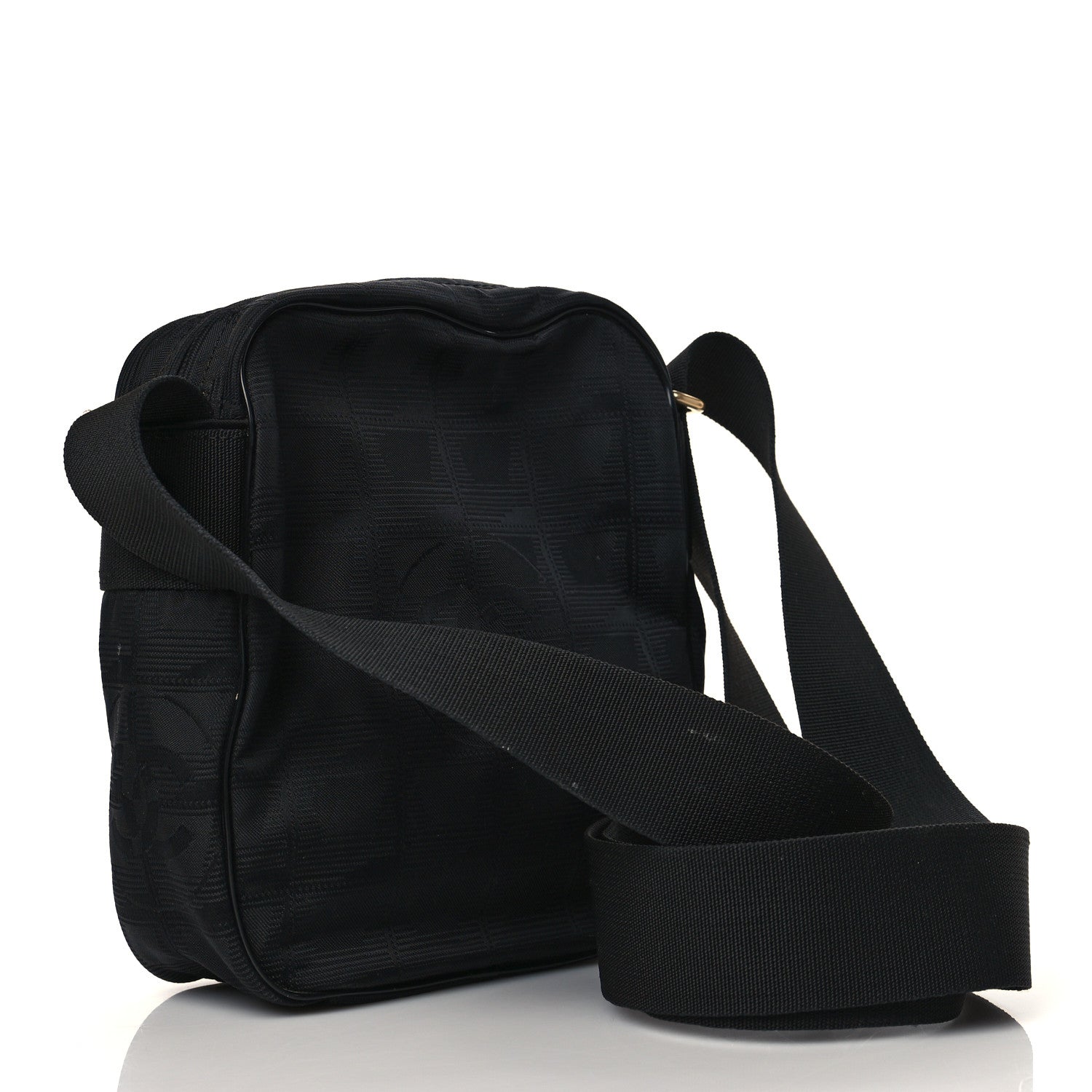 Chanel Nylon Travel Crossbody Bag Black 3 of 11
