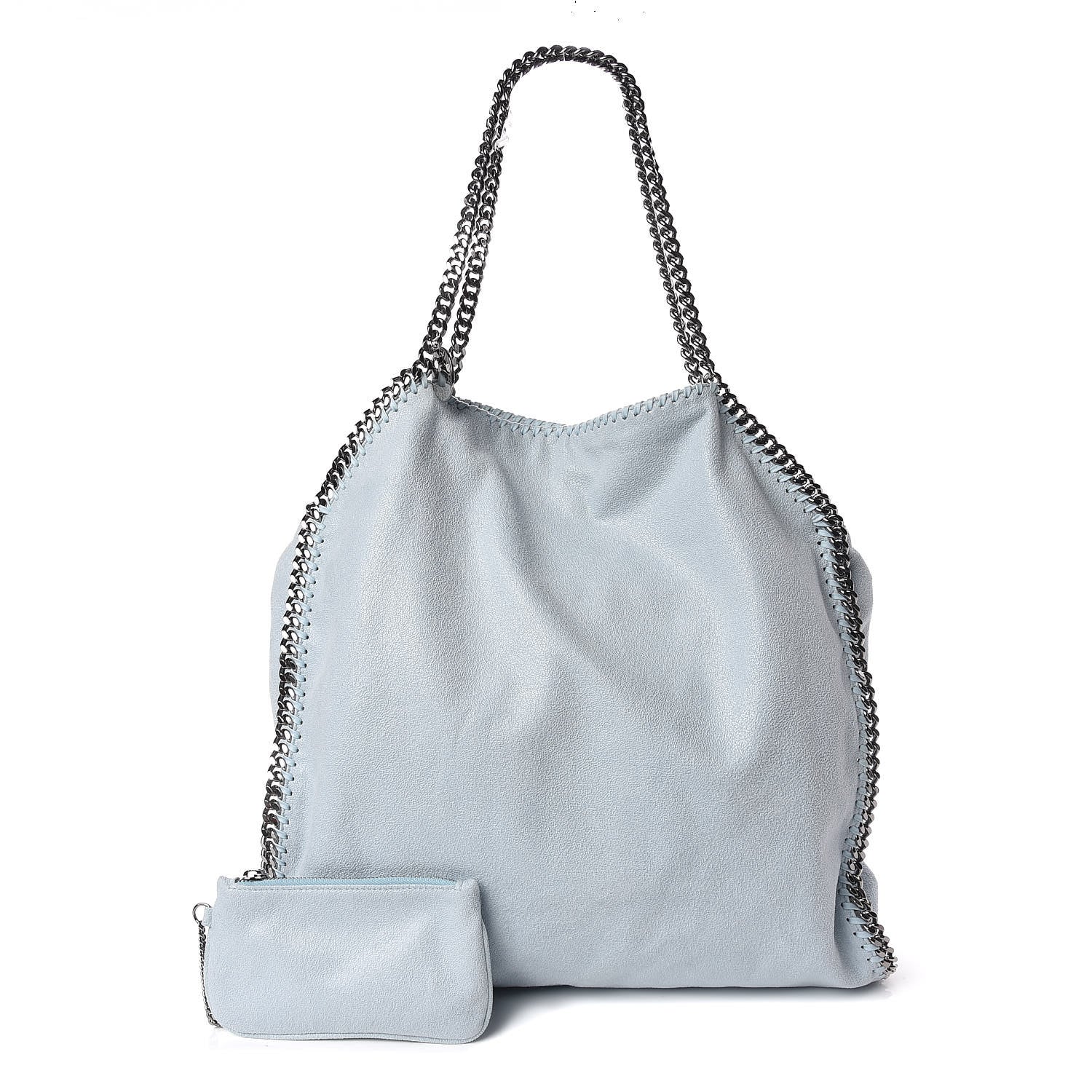 Stella McCartney Shaggy Deer Big Falabella Tote Ice 1 of 8