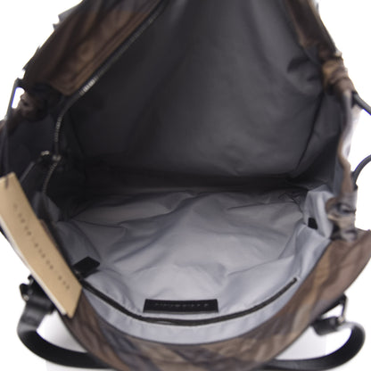 Burberry Nylon Check Small Buckleigh Packable Tote Birch Grey 4 of 10