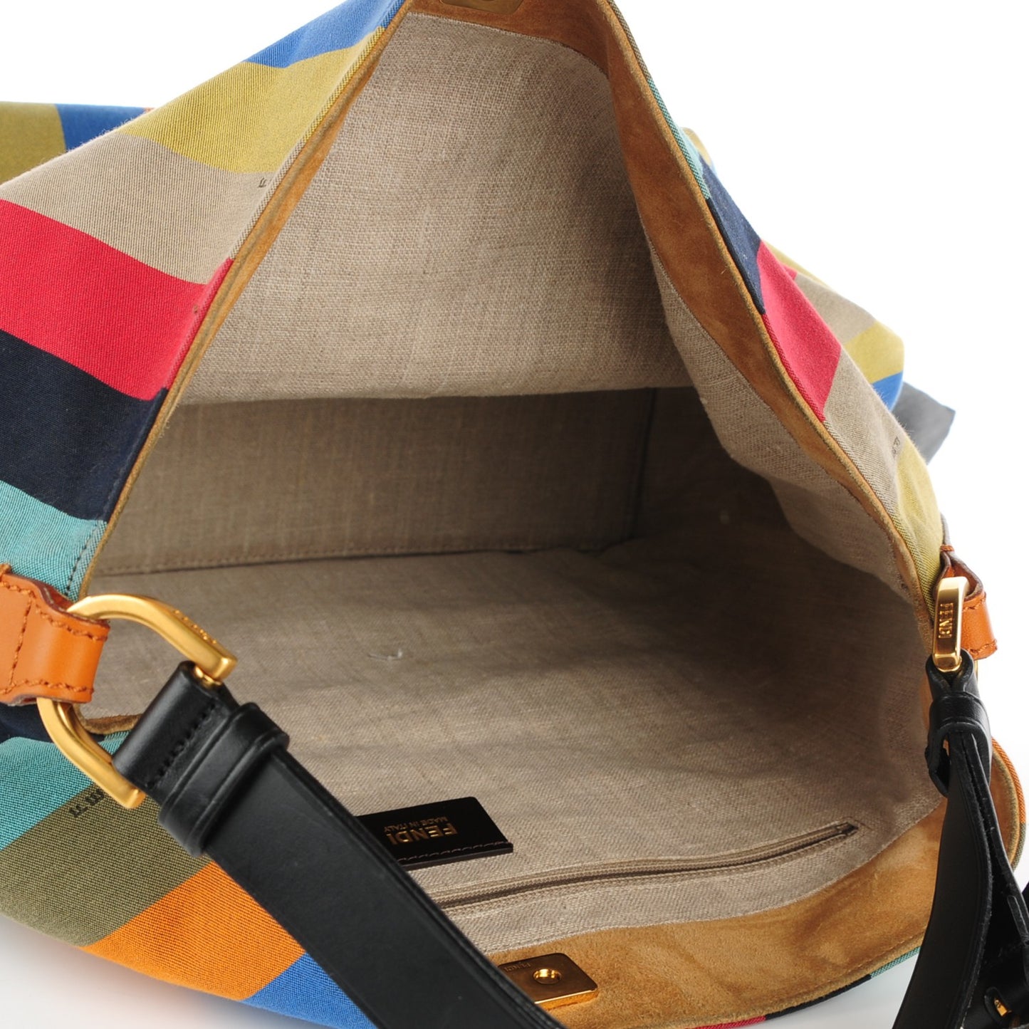 Canvas Striped Pequin Hobo Multicolor