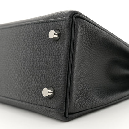 Hermes Togo Lizard Kelly Retourne Touch 25 Black 10 of 11