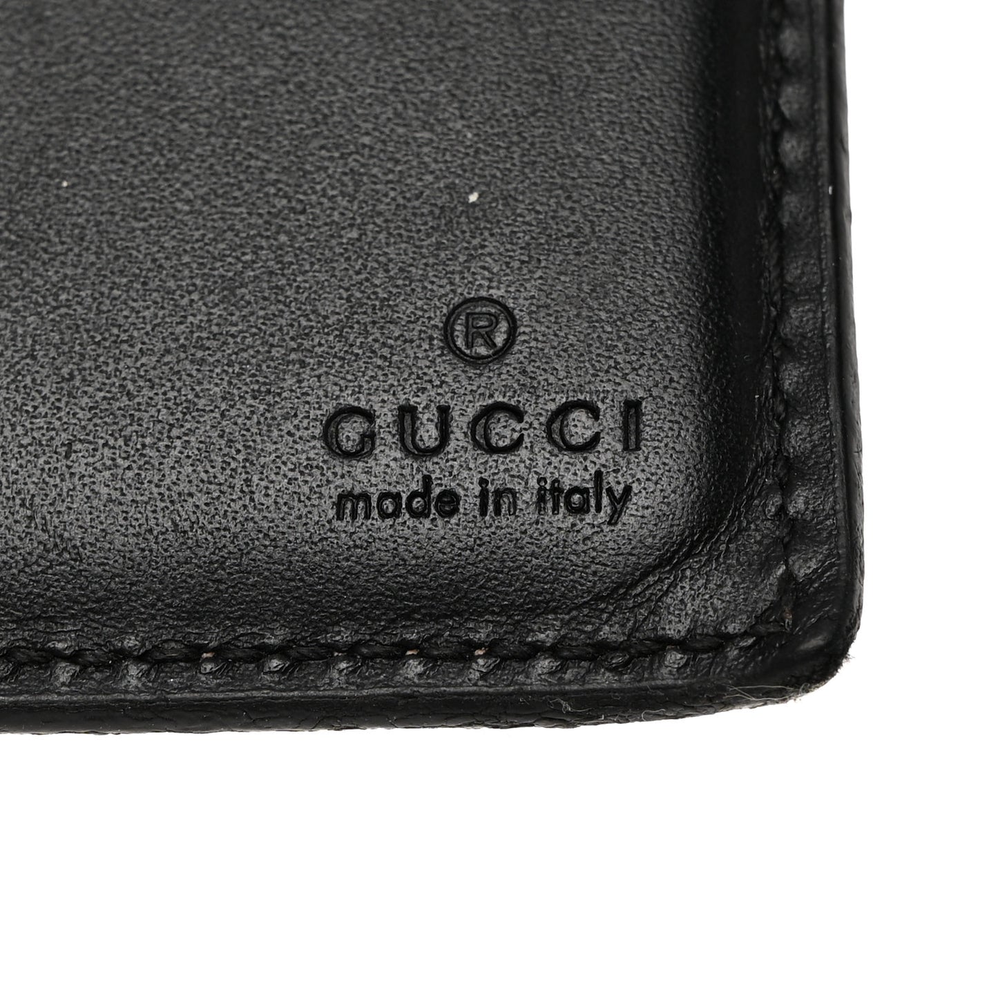 GG Supreme Monogram Kingsnake Bi-Fold Wallet Beige