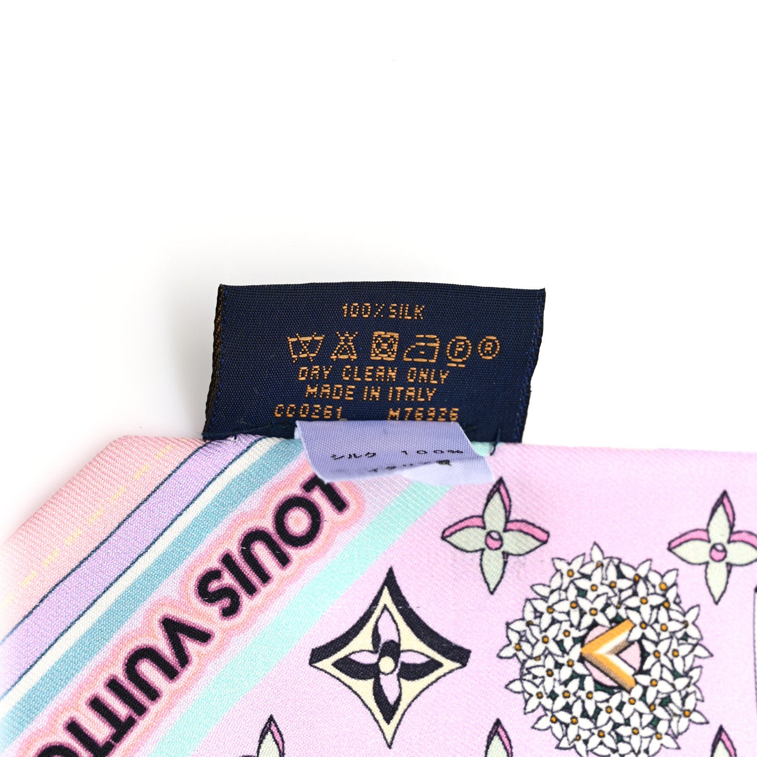 Louis Vuitton Silk Monogram Astro Virgo BB Bandeau Light Pink 4 of 4