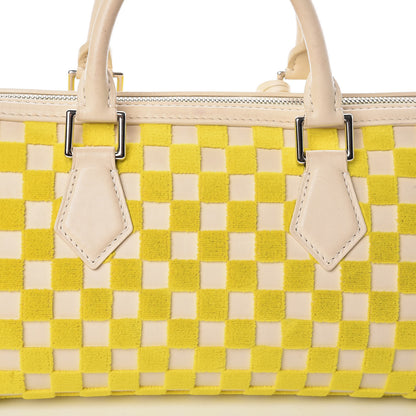 Louis Vuitton Damier Cubic Speedy East West Yellow 31 of 33