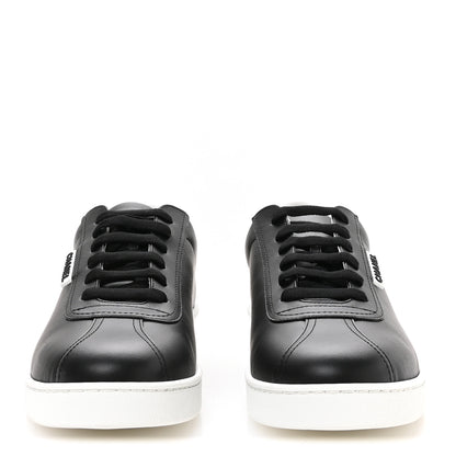 Chanel Calfskin CC Mens Uniform Sneakers 43 Black 3 of 8