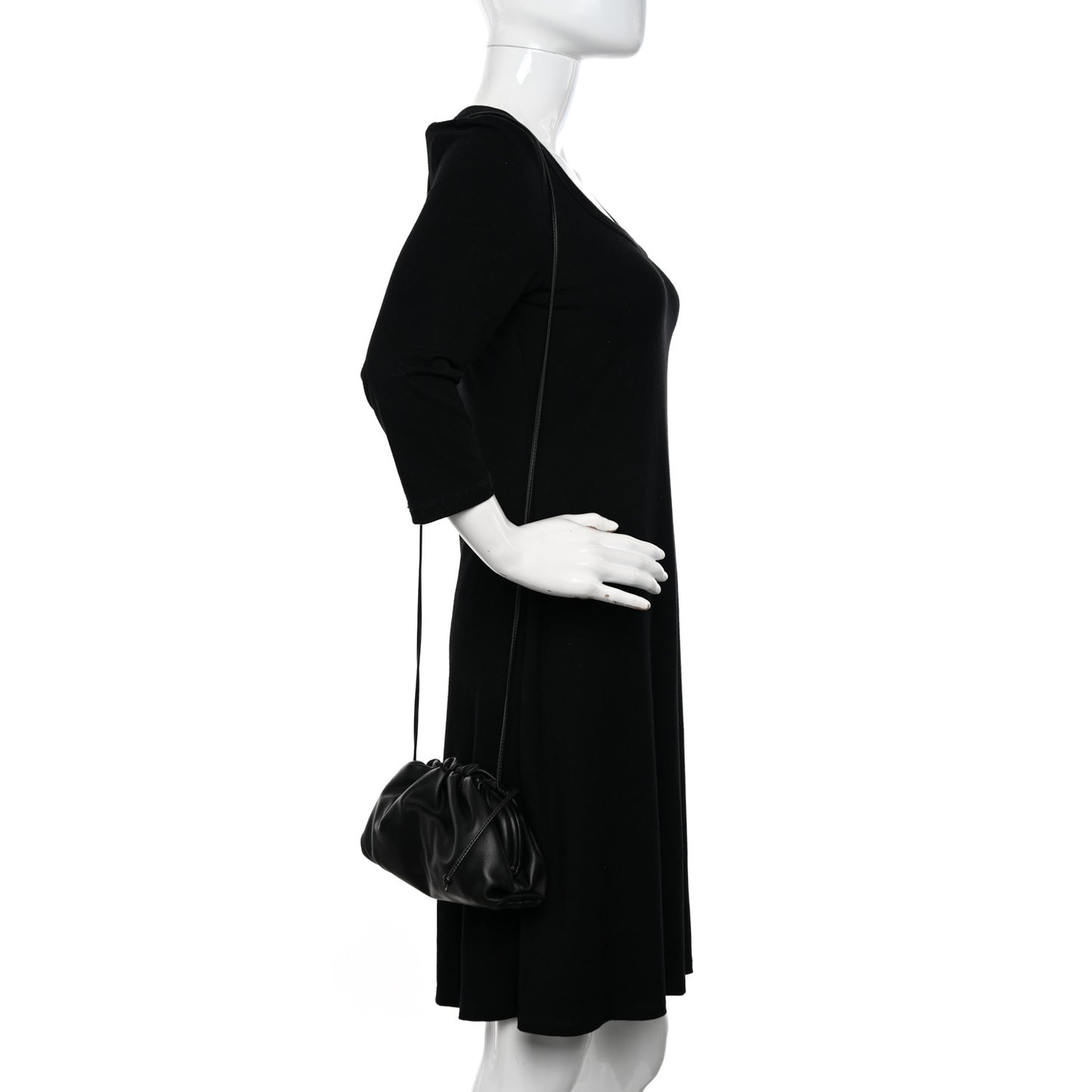Butter Calfskin The Mini Pouch Black