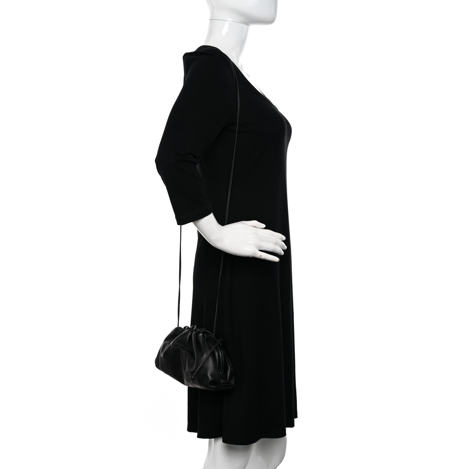 Bottega Veneta Butter Calfskin The Mini Pouch Black 2 of 10