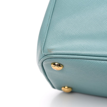 Prada Saffiano Small Galleria Double Zip Tote Anice 14 of 17