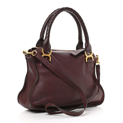 Chloe Calfskin Medium Marcie Satchel Wild Purple 3 of 10