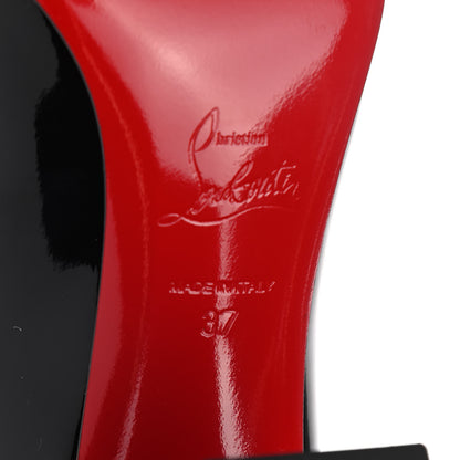 Christian Louboutin Patent Lagoyata 85 Pumps 37 Black 6 of 8