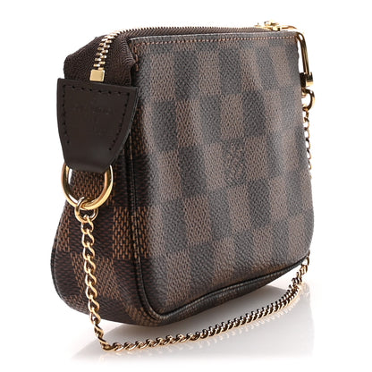 Louis Vuitton Damier Ebene Mini Pochette Accessories 3 of 8