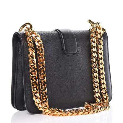 Tom Ford Grained Calfskin Tara Chain Shoulder Bag Black 3 of 8