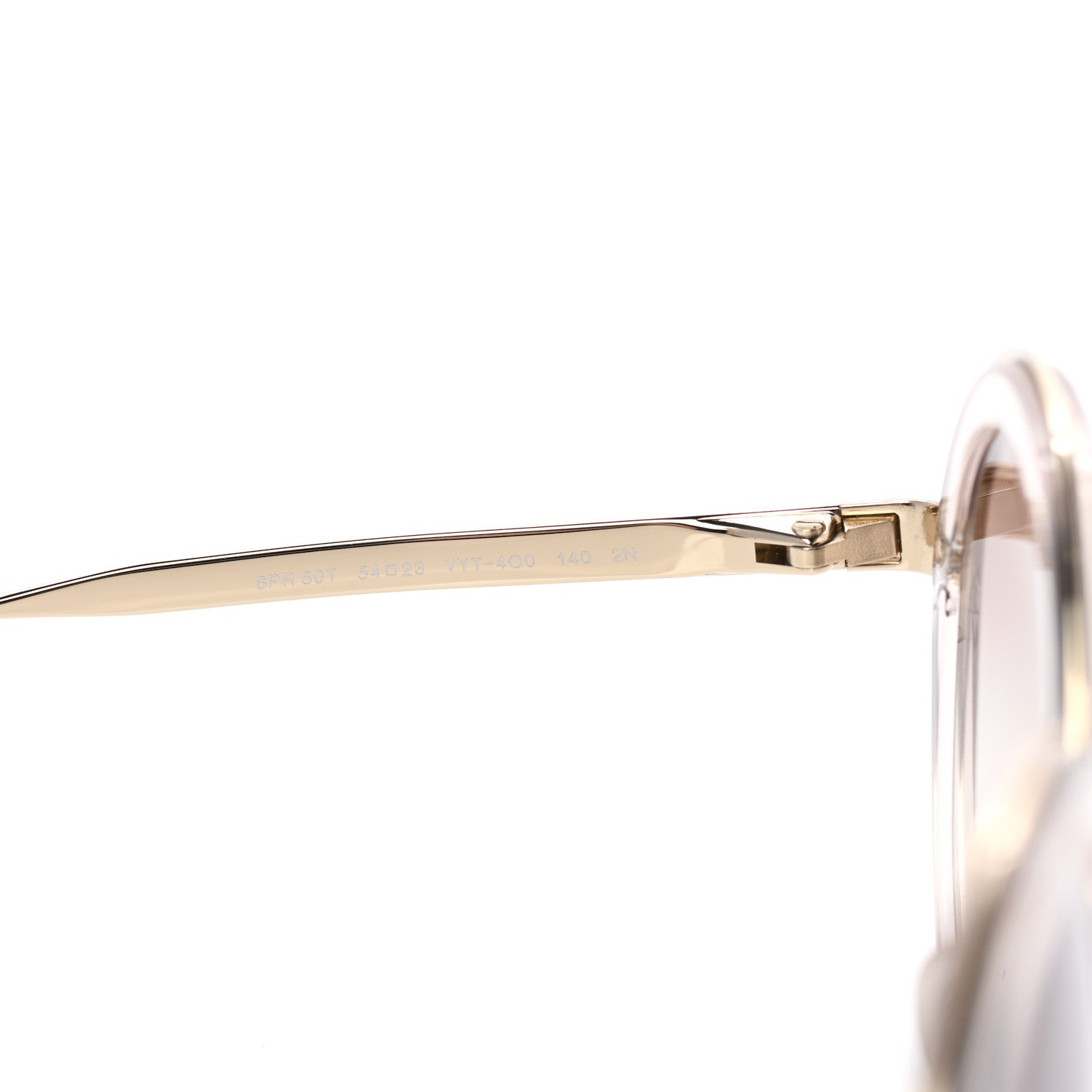 Prada Round Sunglasses SPR 50T Brown Havana 5 of 9