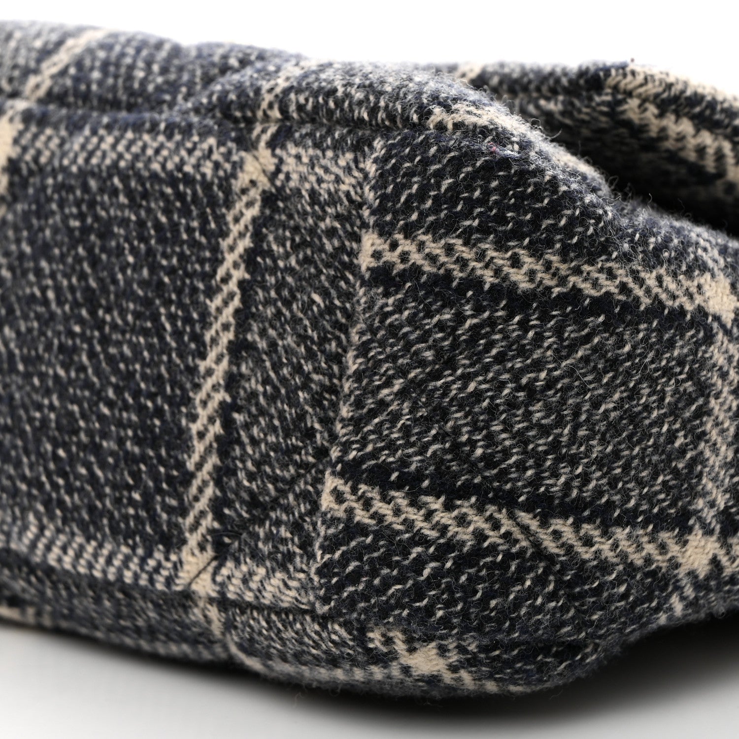 Chanel Tweed Quilted Medium Chanel 19 Flap Grey Navy 10 of 10