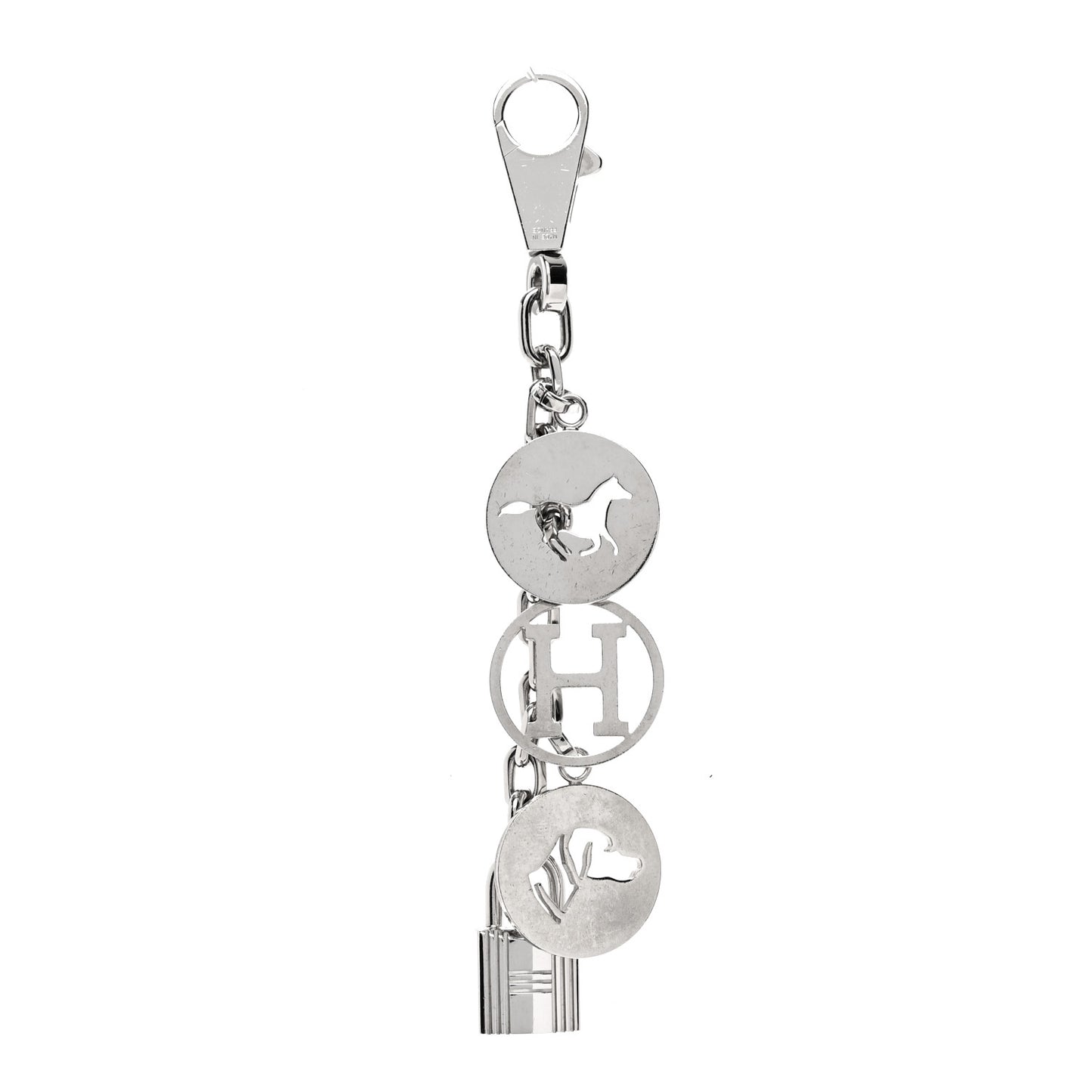 Palladium Breloque Bag Charm Silver