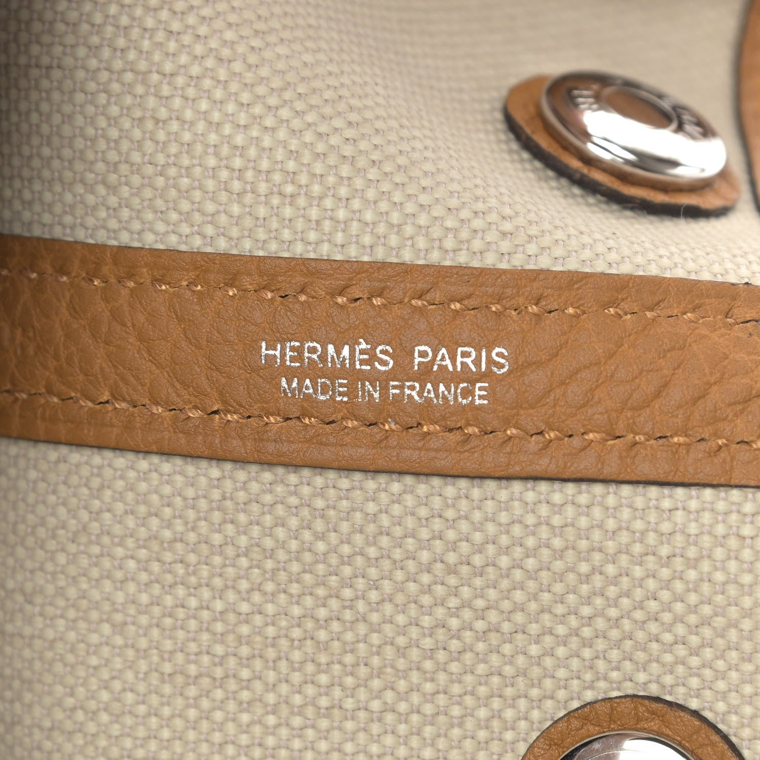 Hermes Toile Negonda Garden Party 30 TPM Tote Beton Ocre 8 of 9