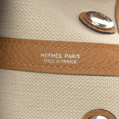 Hermes Toile Negonda Garden Party 30 TPM Tote Beton Ocre 8 of 9