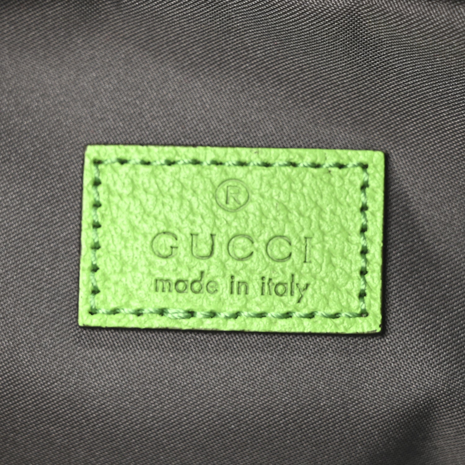 Gucci Jersey GG Monogram All Over Sporty Belt Bag Green Grey Multicolor 6 of 11