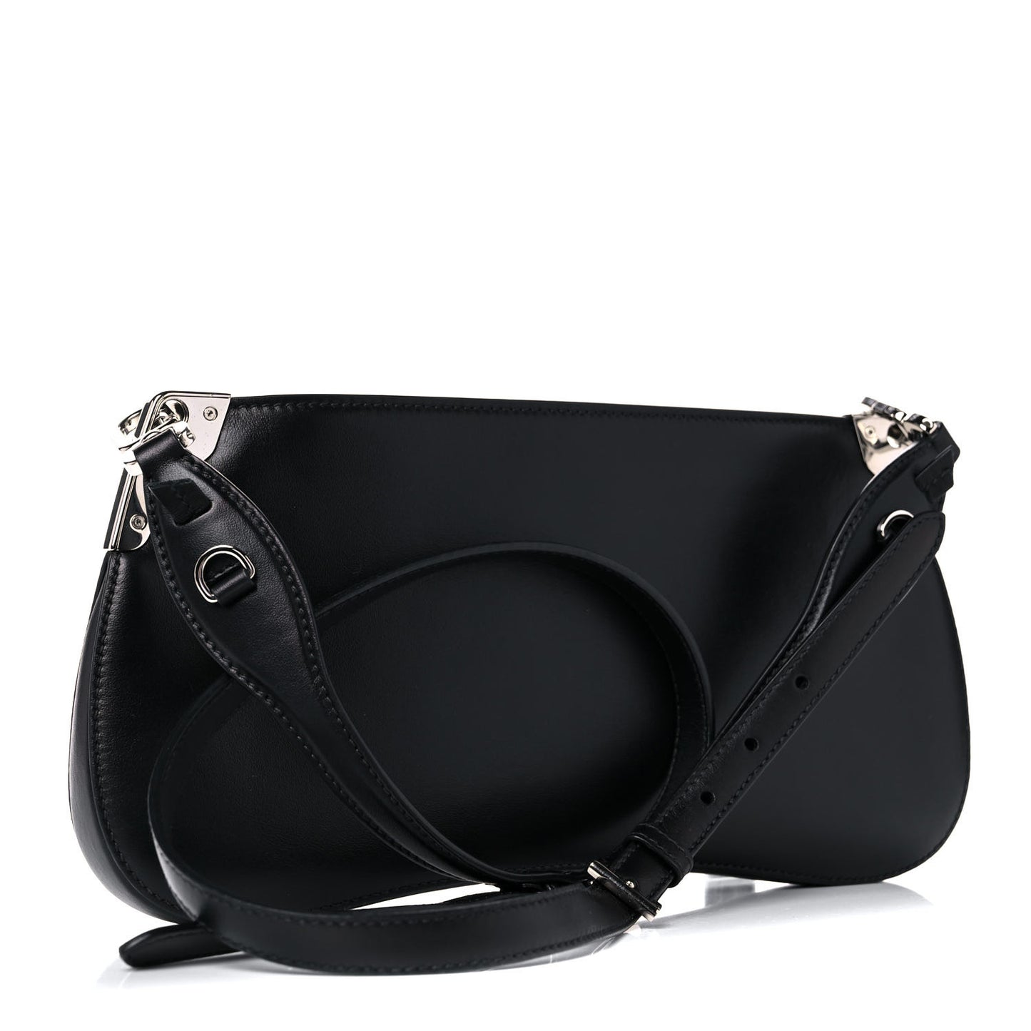 City Calfskin Sidonie Crossbody Bag Black