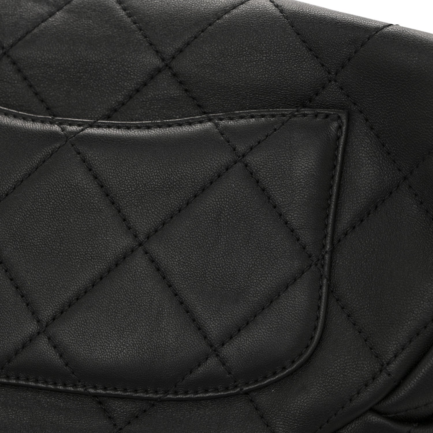 Chanel Lambskin Enamel Quilted Waist Bag Black 14 of 14