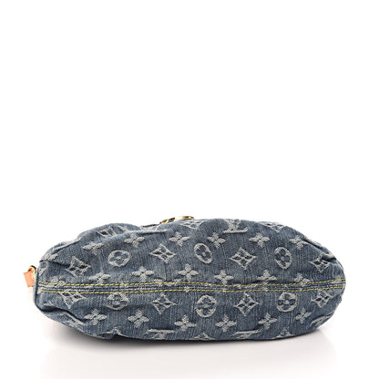Louis Vuitton Monogram Denim Mini Pleaty Blue 4 of 11