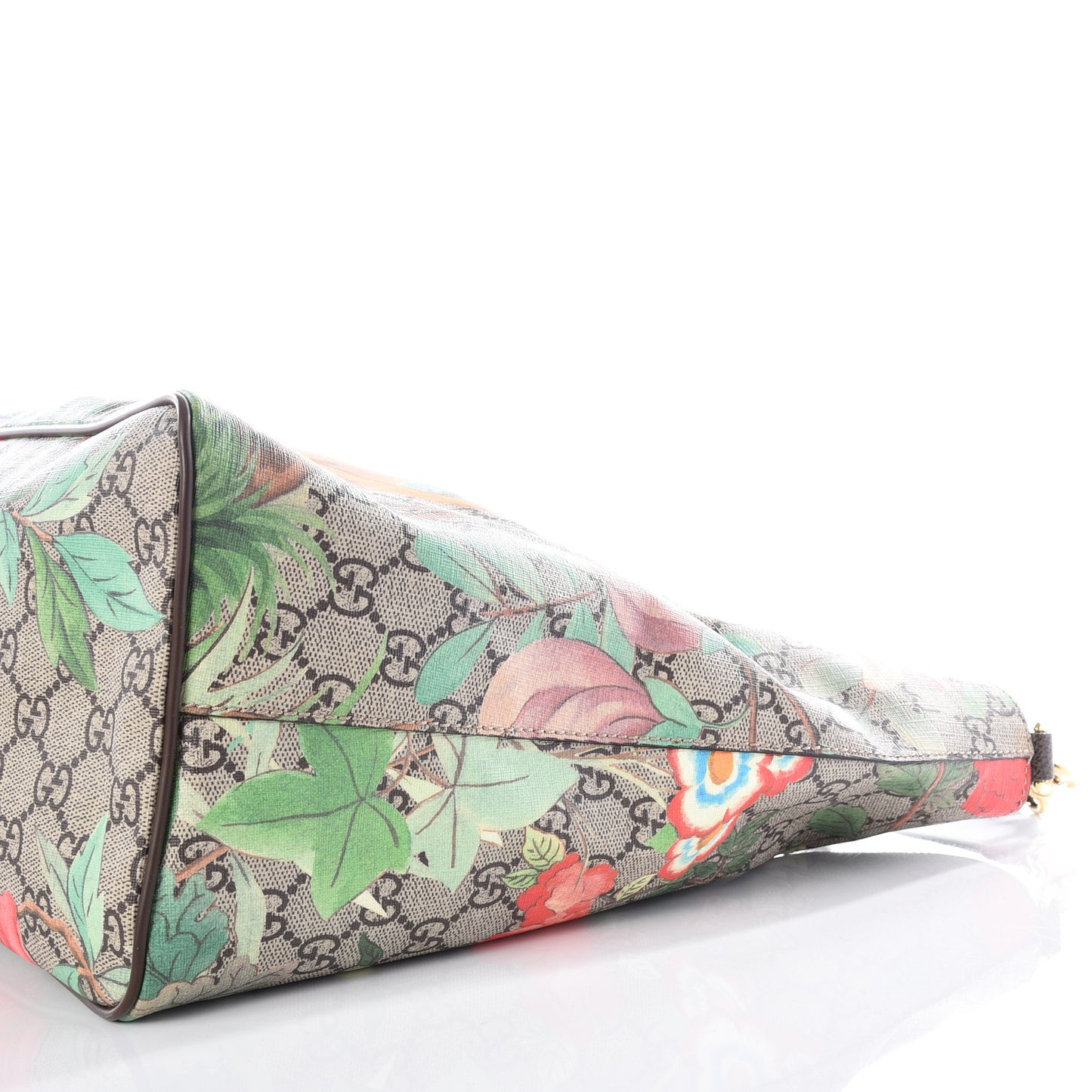Soft GG Supreme Monogram Tian Medium Crossbody Tote Beige Multicolor New Acero
