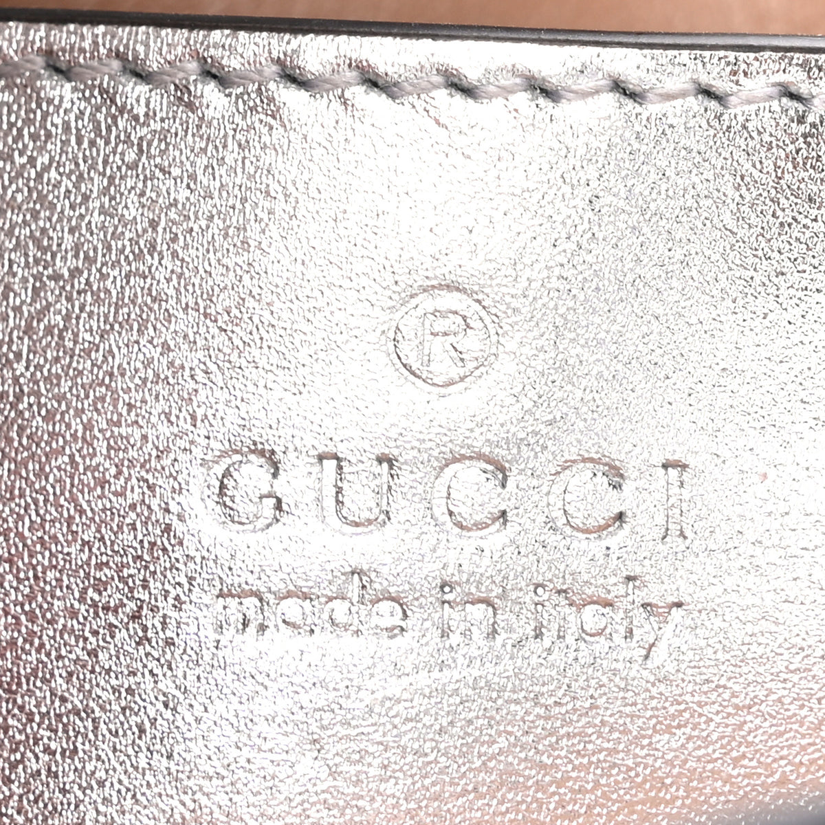 Gucci Lizard Mini Jackie 1961 Silver 6 of 10