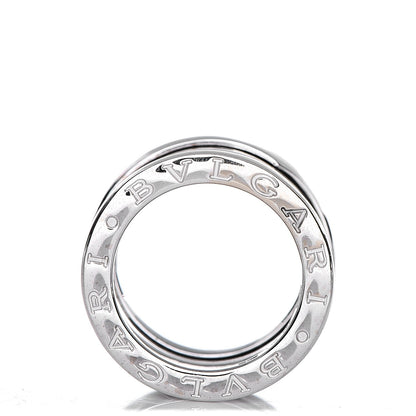 Bulgari 18K White Gold B.Zero1 4 Band Ring 47 4.25 3 of 4