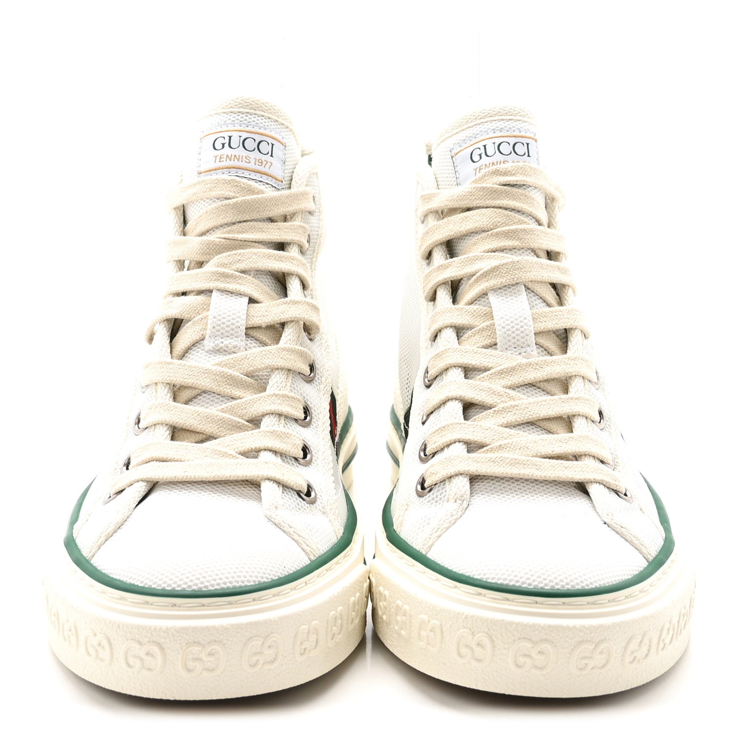 Mesh Web Womens 1977 Tennis High Top Sneakers 36 Great White Mystic White