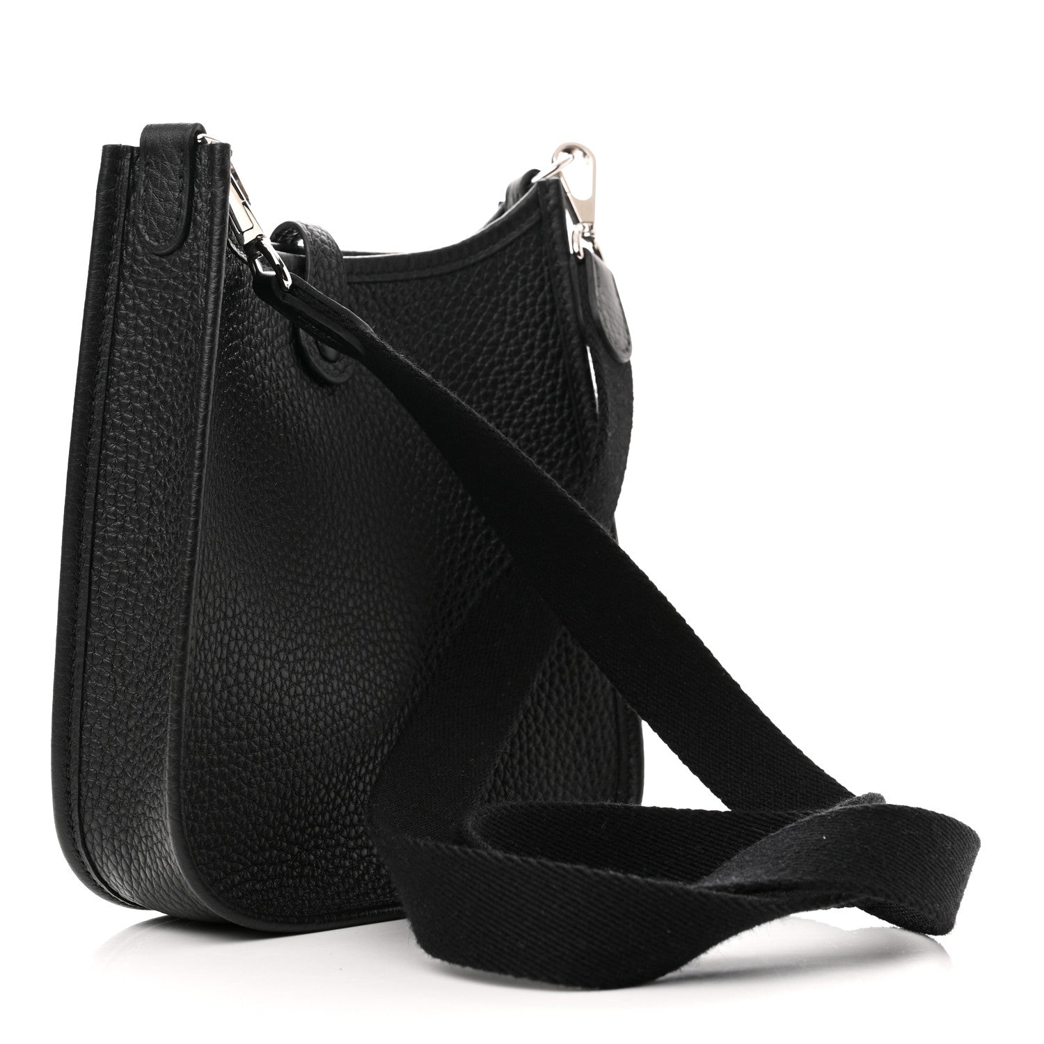 Hermes Taurillon Clemence Evelyne TPM Black 3 of 11