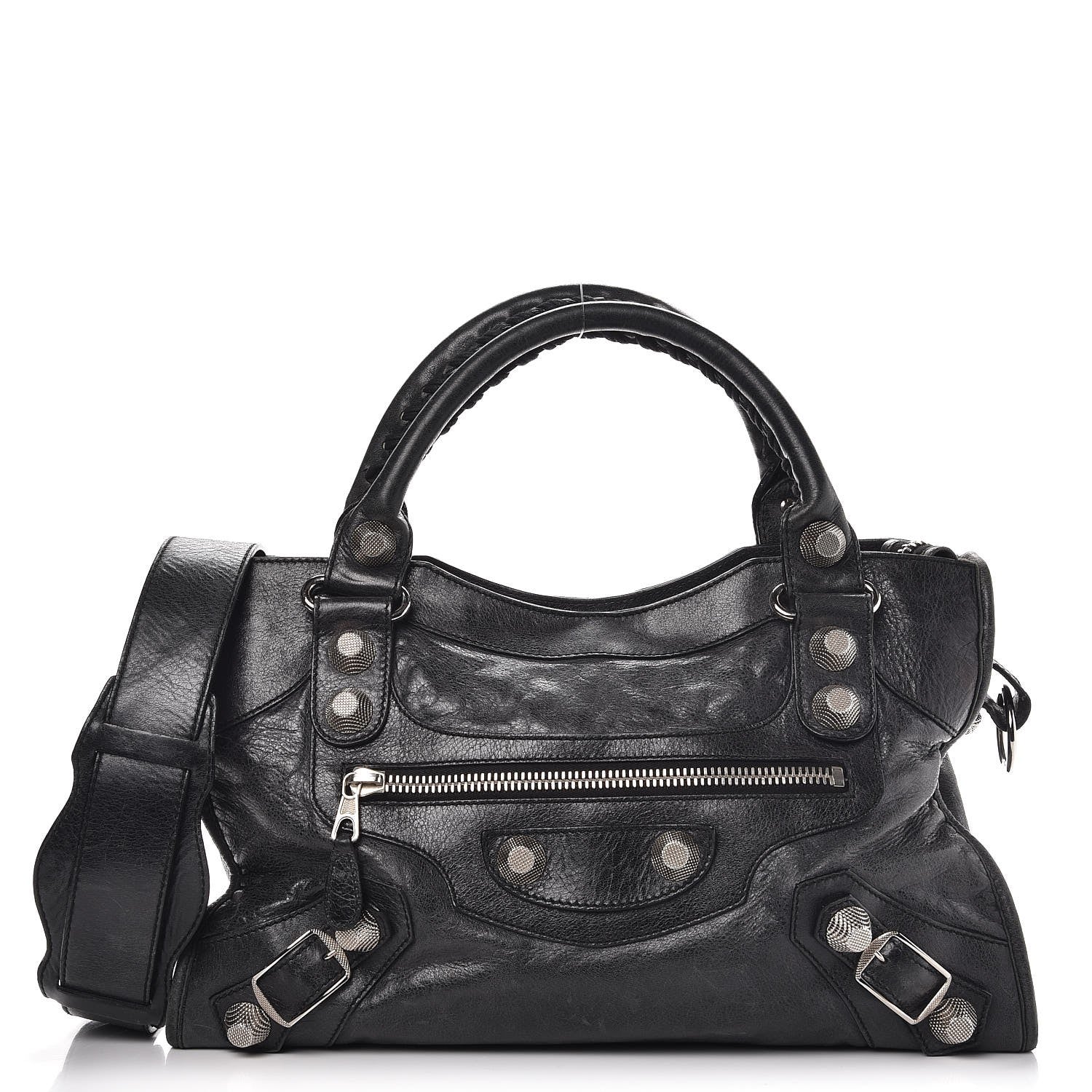 Balenciaga Agneau Giant 21 Silver Hardware City Anthracite 1 of 12