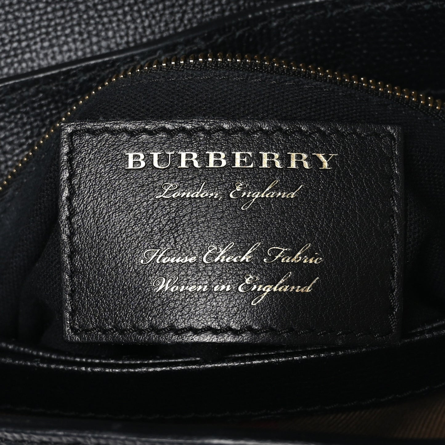 Derby Calfskin House Check Small Camberley Black