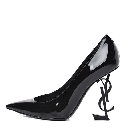 Saint Laurent Patent Opyum 110 Pumps 38.5 Black 1 of 10