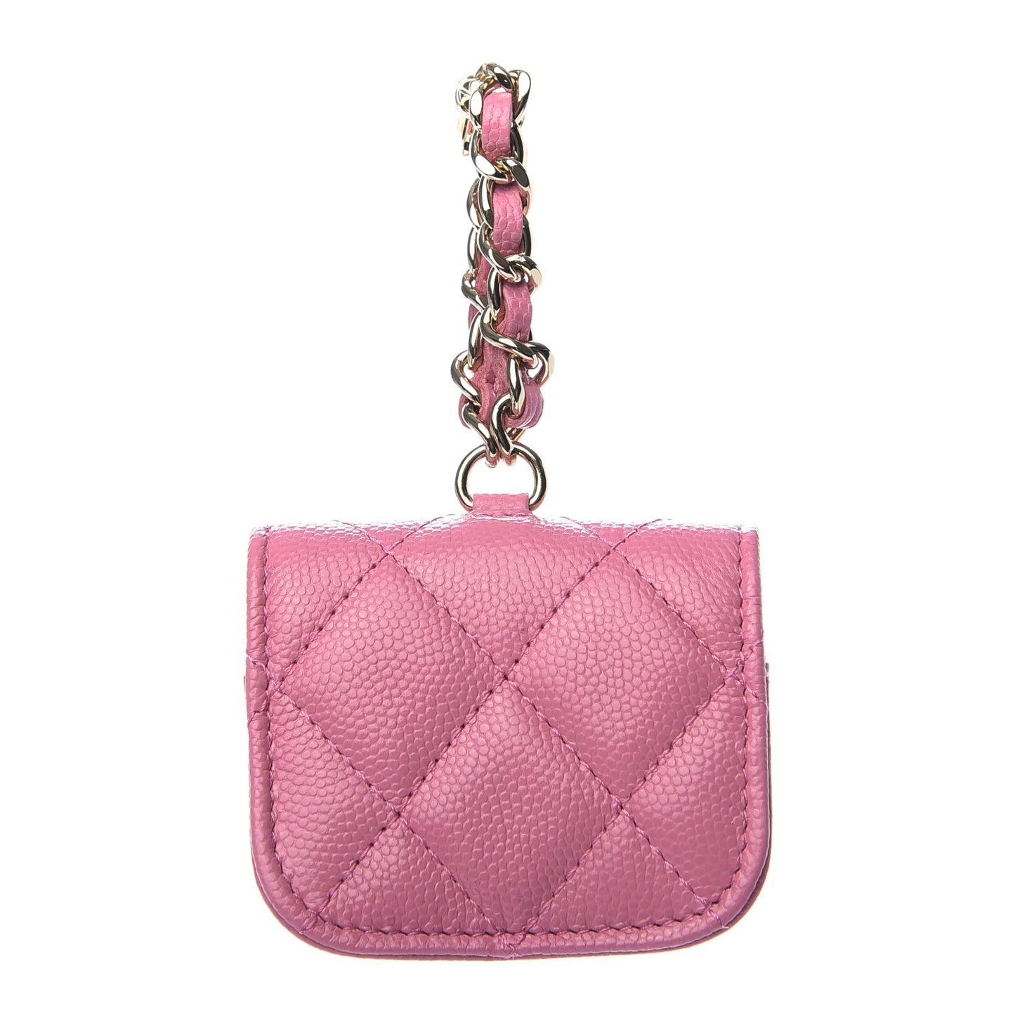 Caviar Quilted Crystal CC Airpods Pro Case Pink