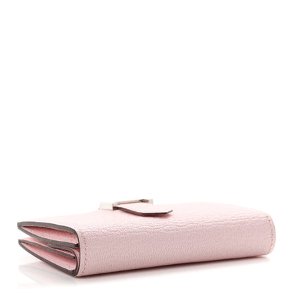 Hermes Chevre Mysore Mini Bearn Wallet Mauve Pale 4 of 7