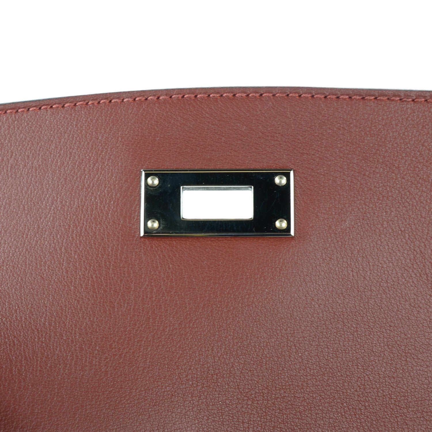 Hermes Swift Veau Doblis Mini Sac Berline 21 Rouge H 4 of 14