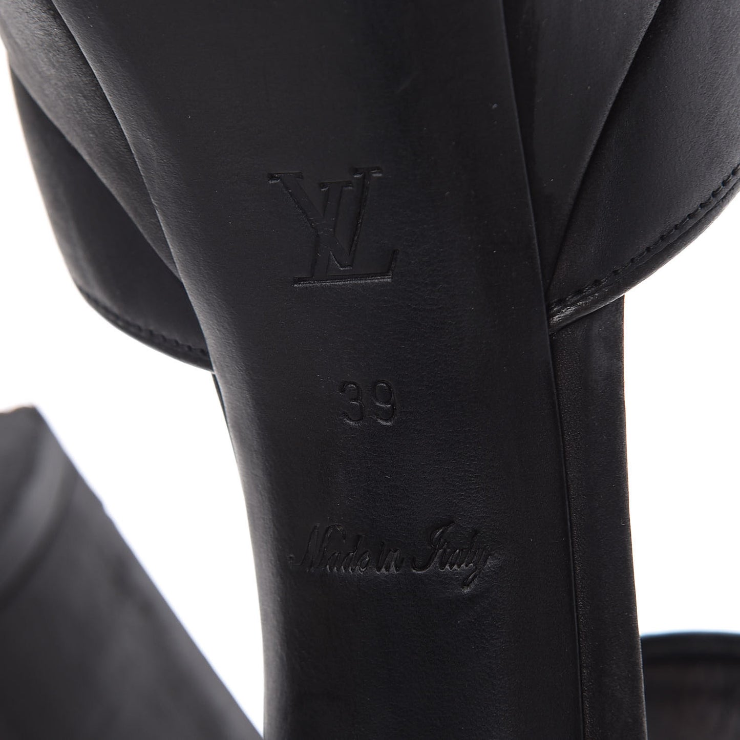 Suede Peep Toe Mary Jane Pumps 39 Black