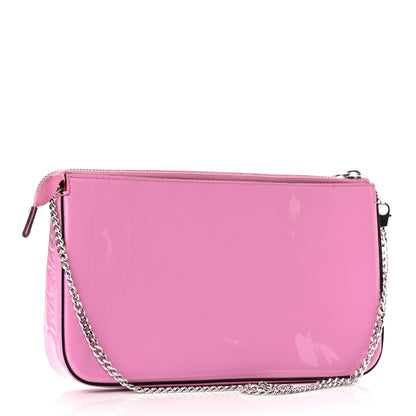 Christian Louboutin Patent Loubila Chain Clutch Gummy 3 of 13