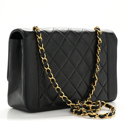 Chanel Lambskin Quilted Medium Single Flap Black 3 of 14