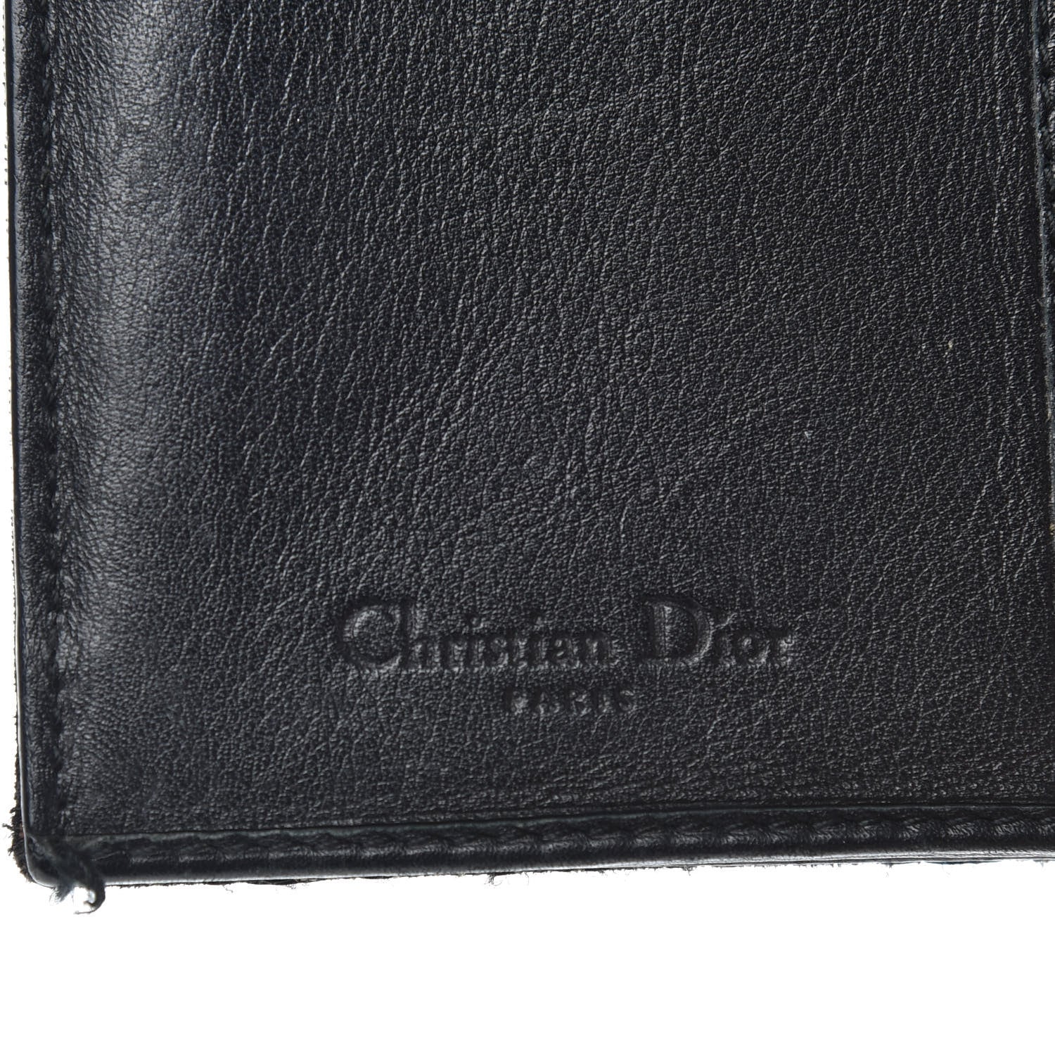 Christian Dior Monogram Street Chic Flap Wallet Black 6 of 13
