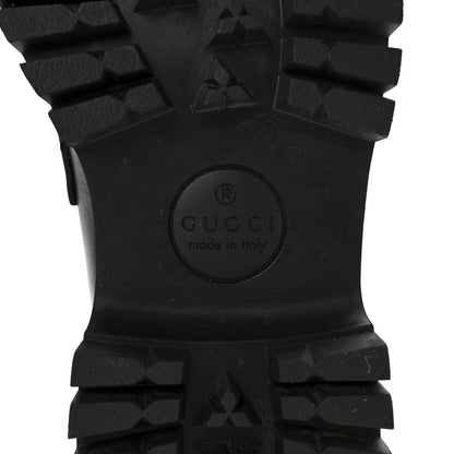 Gucci Betis Glamour Calfskin Womens Horsebit Loafers 36.5 Black 7 of 9