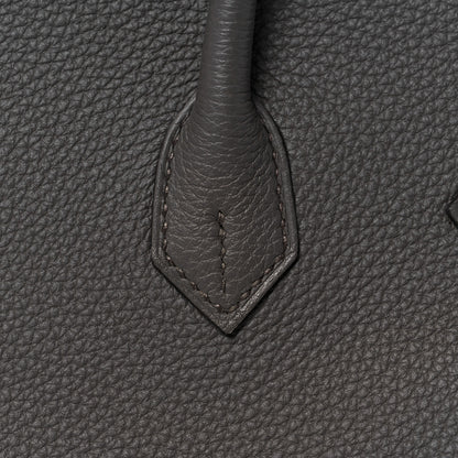Hermes Togo Birkin 25 Etain 11 of 35