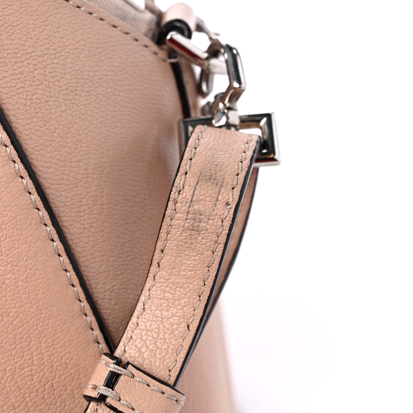 Sugar Goatskin Mini Antigona Powder