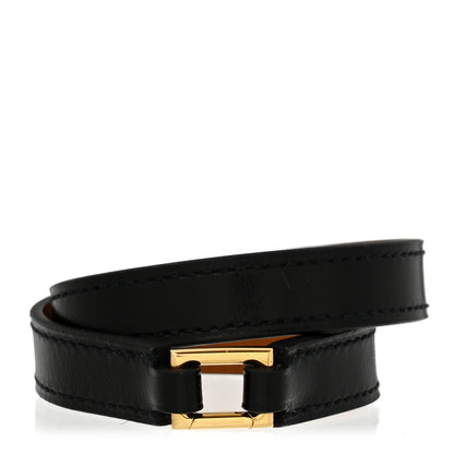 Hermes Swift Rivale Double Tour Bracelet S Black 3 of 7