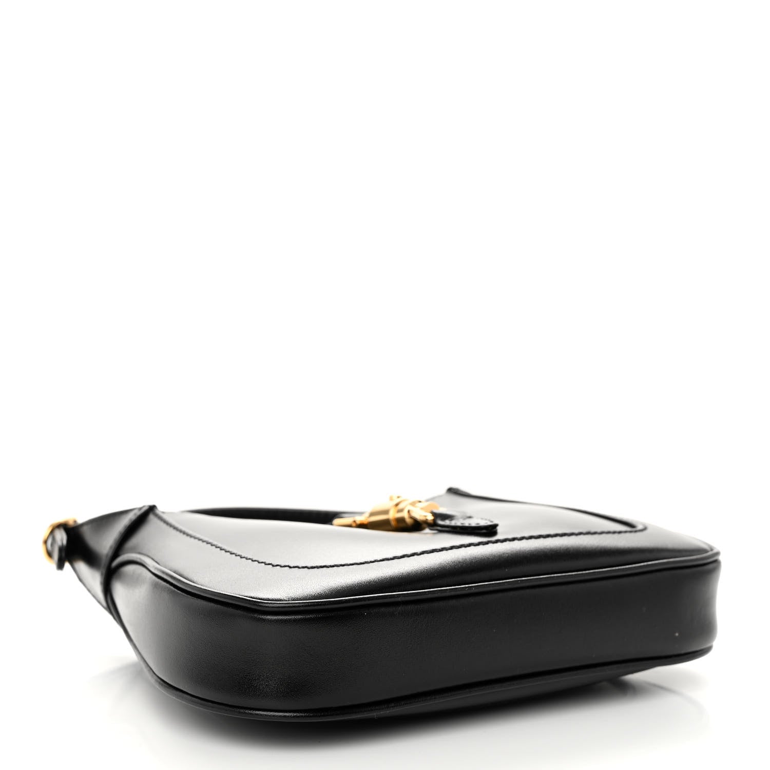 Gucci Boarded Dyana Lux Calfskin Mini Jackie 1961 Hobo Black 4 of 9