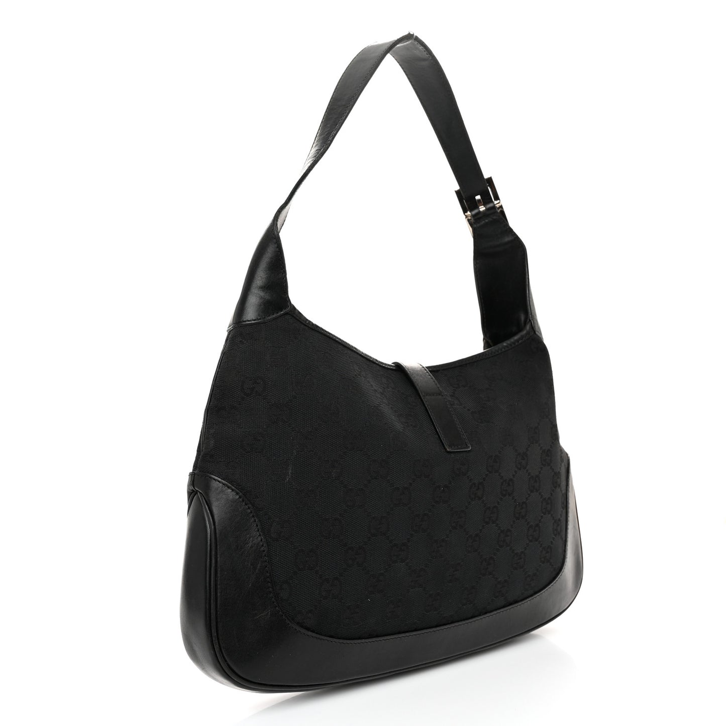 Monogram Small Jackie O Hobo Black